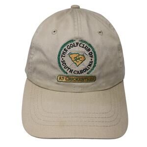The Golf Club South Carolina At Crickentree Baseball Cap Beige OS Adjustable